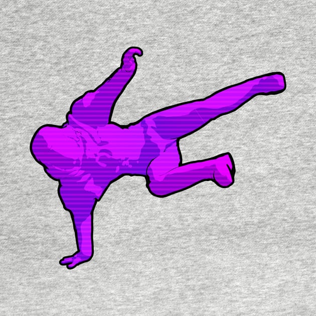 Cyberpunk Vaporwave Break Dancing by banditotees